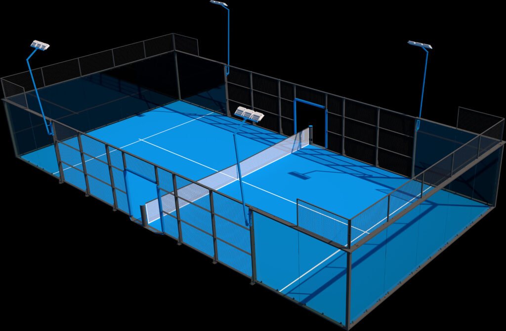 pista panoramica de padel terrain